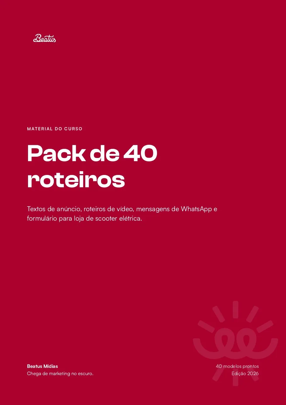 Capa do Pack de 40 roteiros